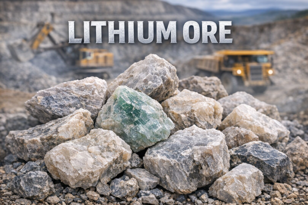 lithium ore